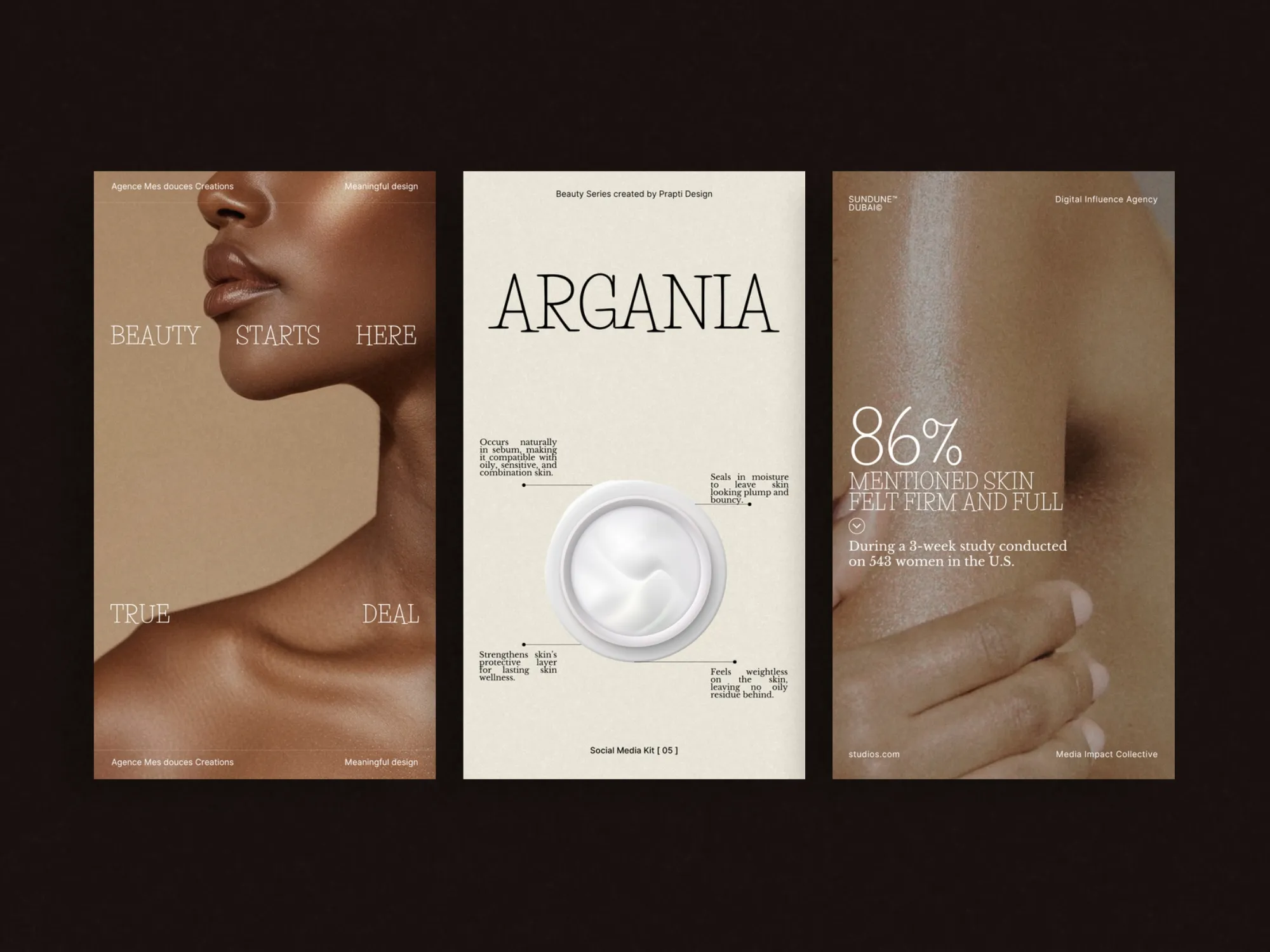 High-quality, easily editable Canva layouts for skincare brands, included in this digital download for creating consistent beauty content effortlessly.