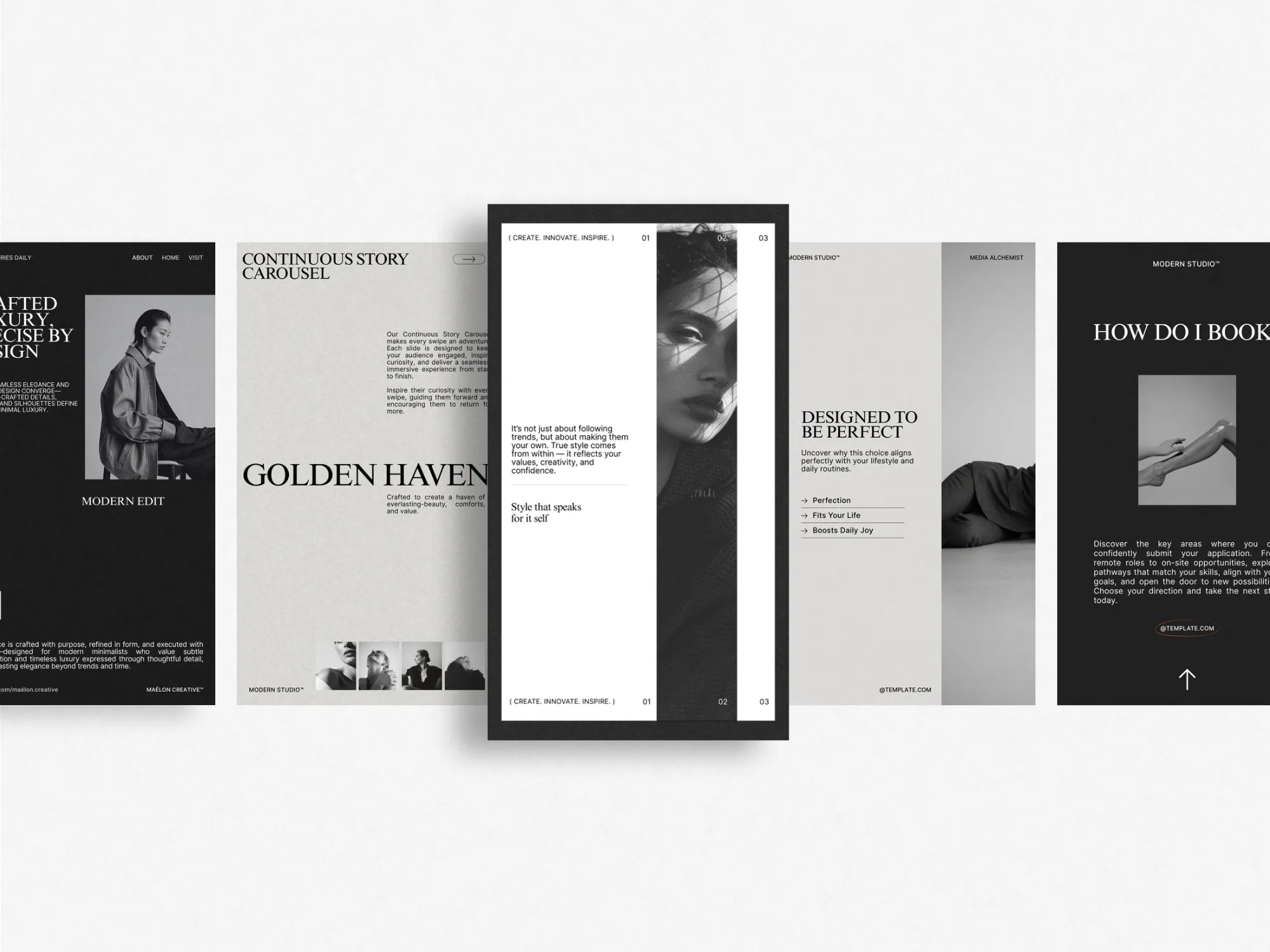 Comprehensive social media story pack for business use, ensuring effortless design experiences with fully editable Canva templates.