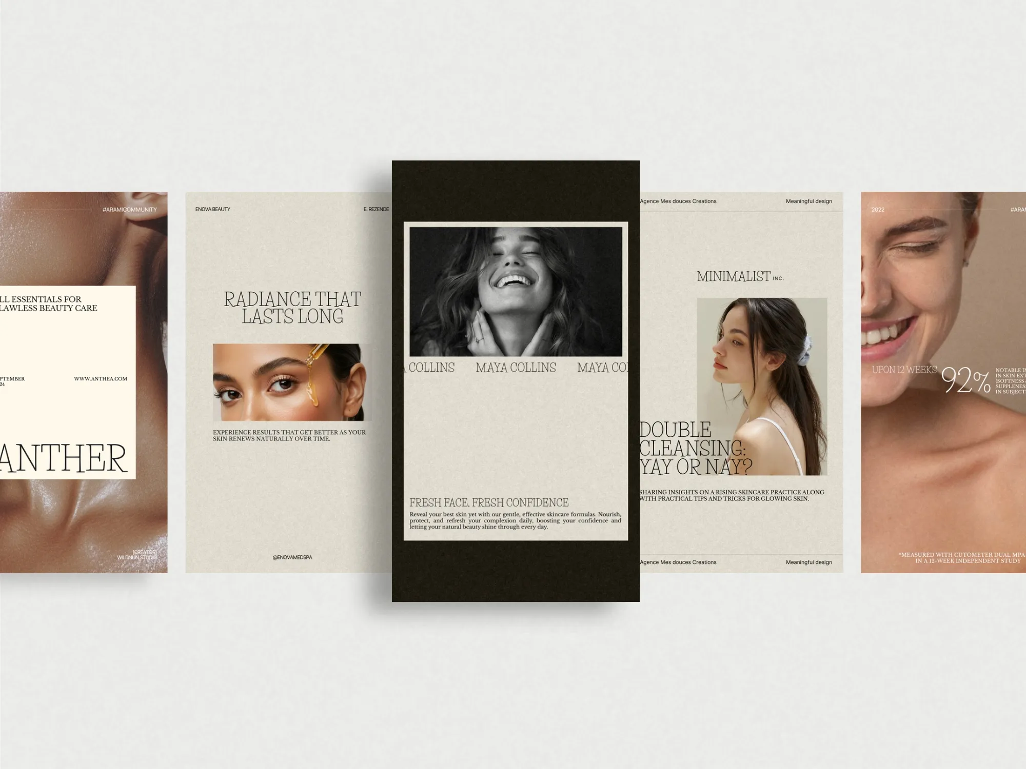 Stand out on Instagram with unique skincare story templates, perfect for launching products, sharing tips, or promoting offers from your brand.