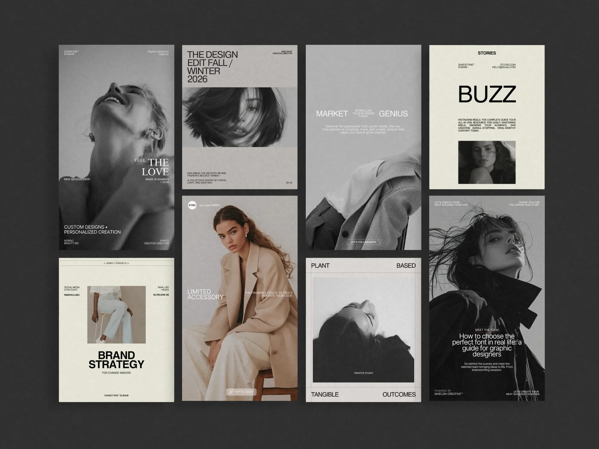 Transform your ecommerce store's online presence with versatile 1080x1920 PX Instagram marketing graphics ready for customization.