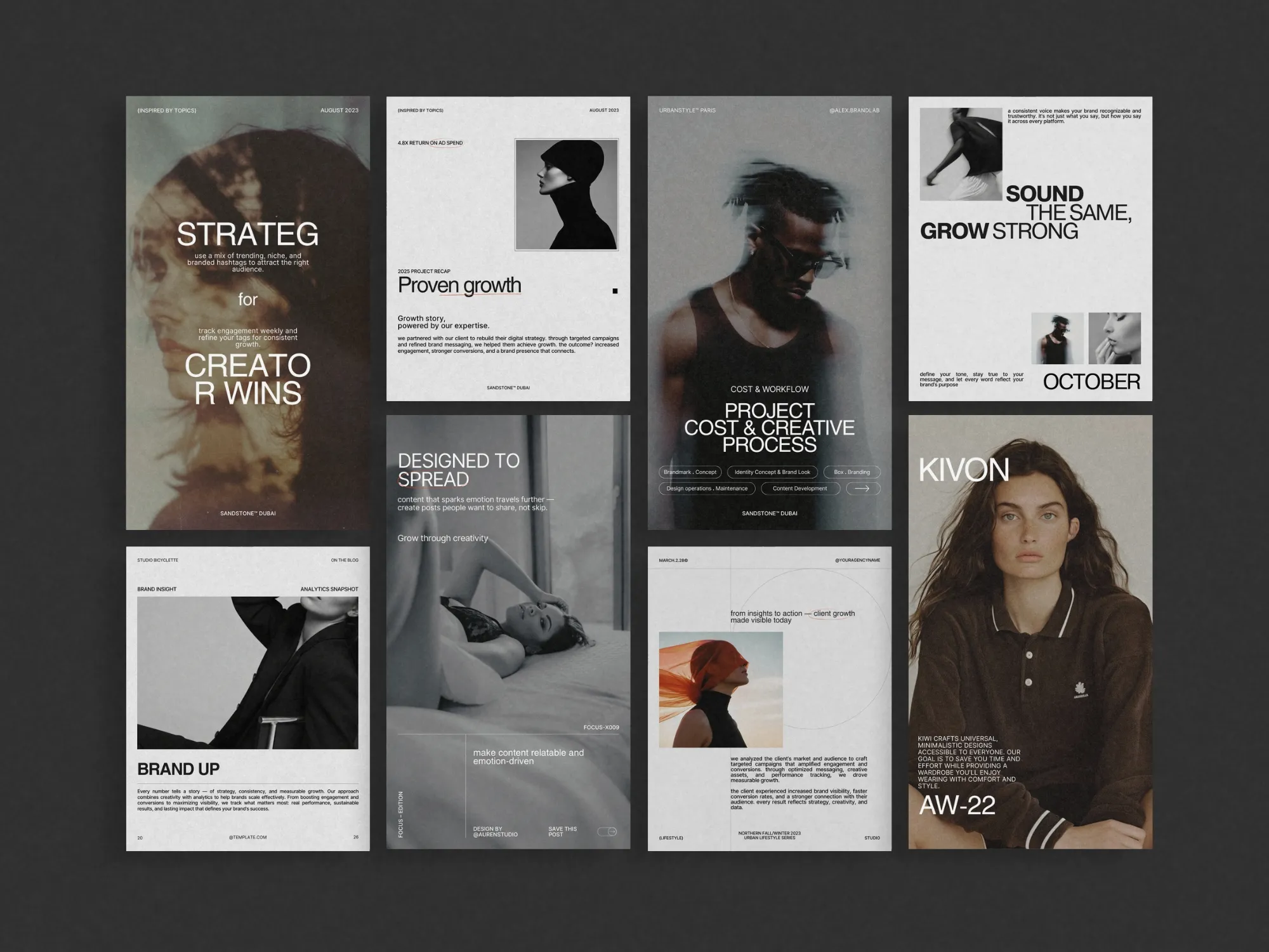 Ready-made Canva templates for Instagram posts and stories, facilitating effortless customization and brand alignment for small business owners.