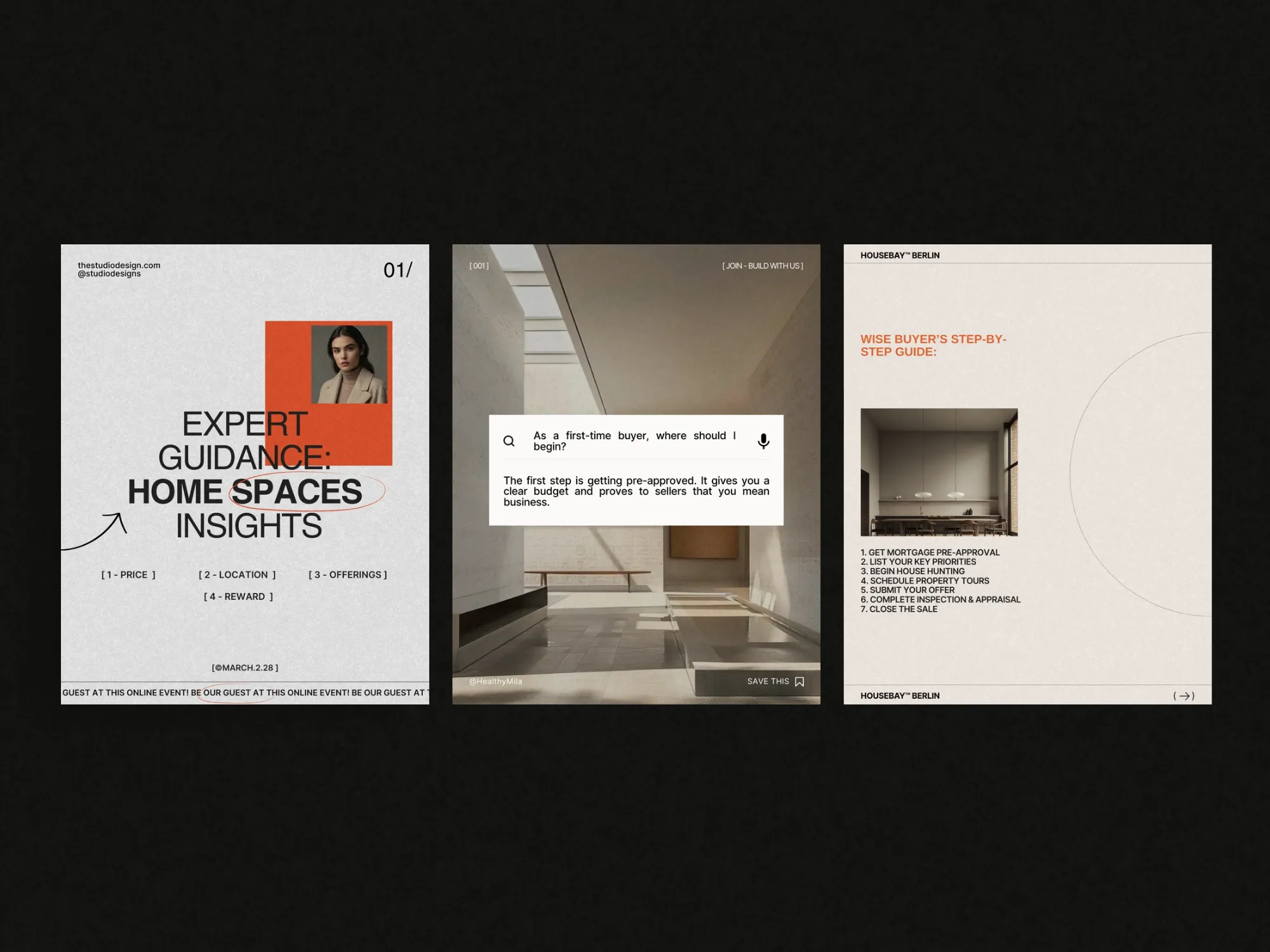 Digital download of real estate Instagram post templates, expertly designed for quick edits in Canva, tailor-made for realty agencies and brokers.