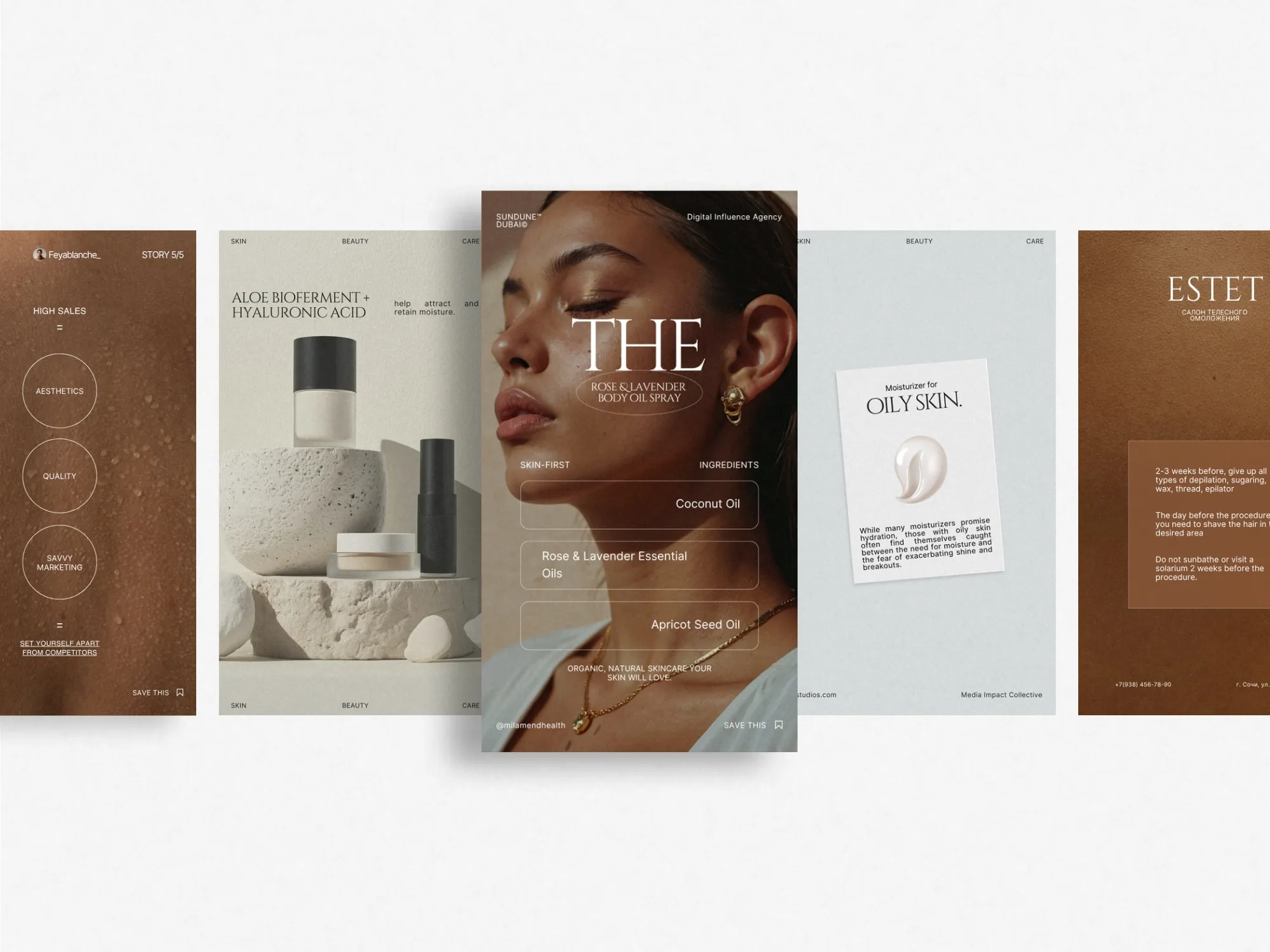 Achieve beautiful storytelling with our 35 Instagram story templates, optimized for Canva and perfect for skincare clinics and beauty product launches.