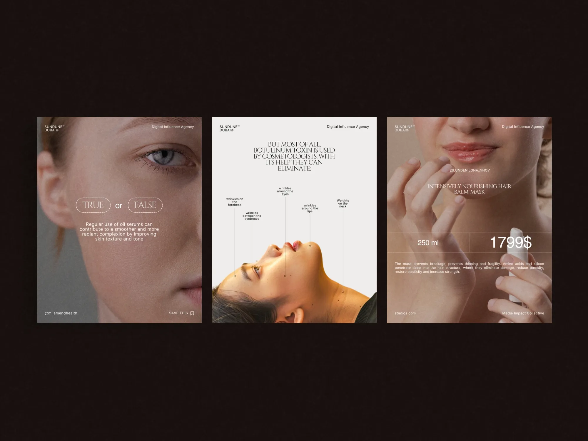 Vibrant and cohesive Instagram templates for beauty brands, designed to streamline content creation and brand presence.