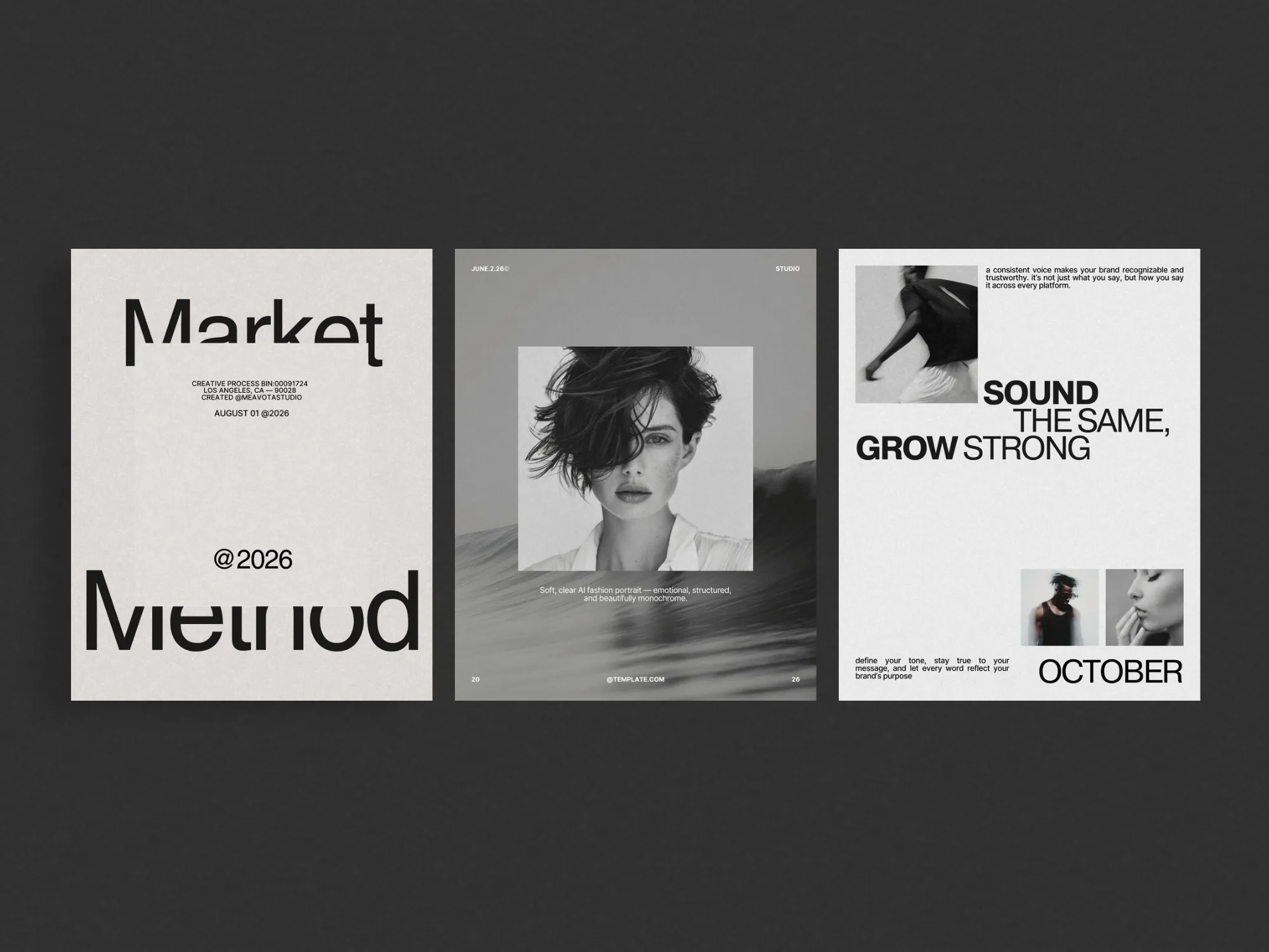 Creative digital download Instagram Marketing Posts, ideal for social media managers; each template is 1080x1350 PX and Canva-ready.