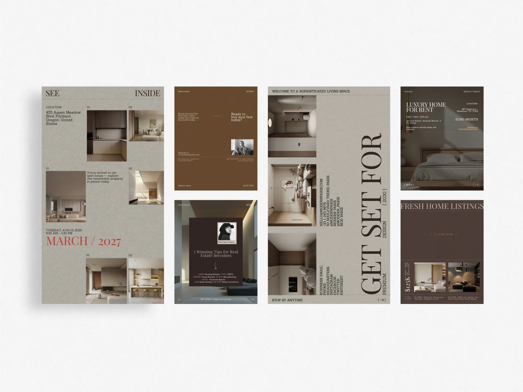 Showcase properties like never before using our stunning post and story templates, designed to boost engagement and attract buyers.