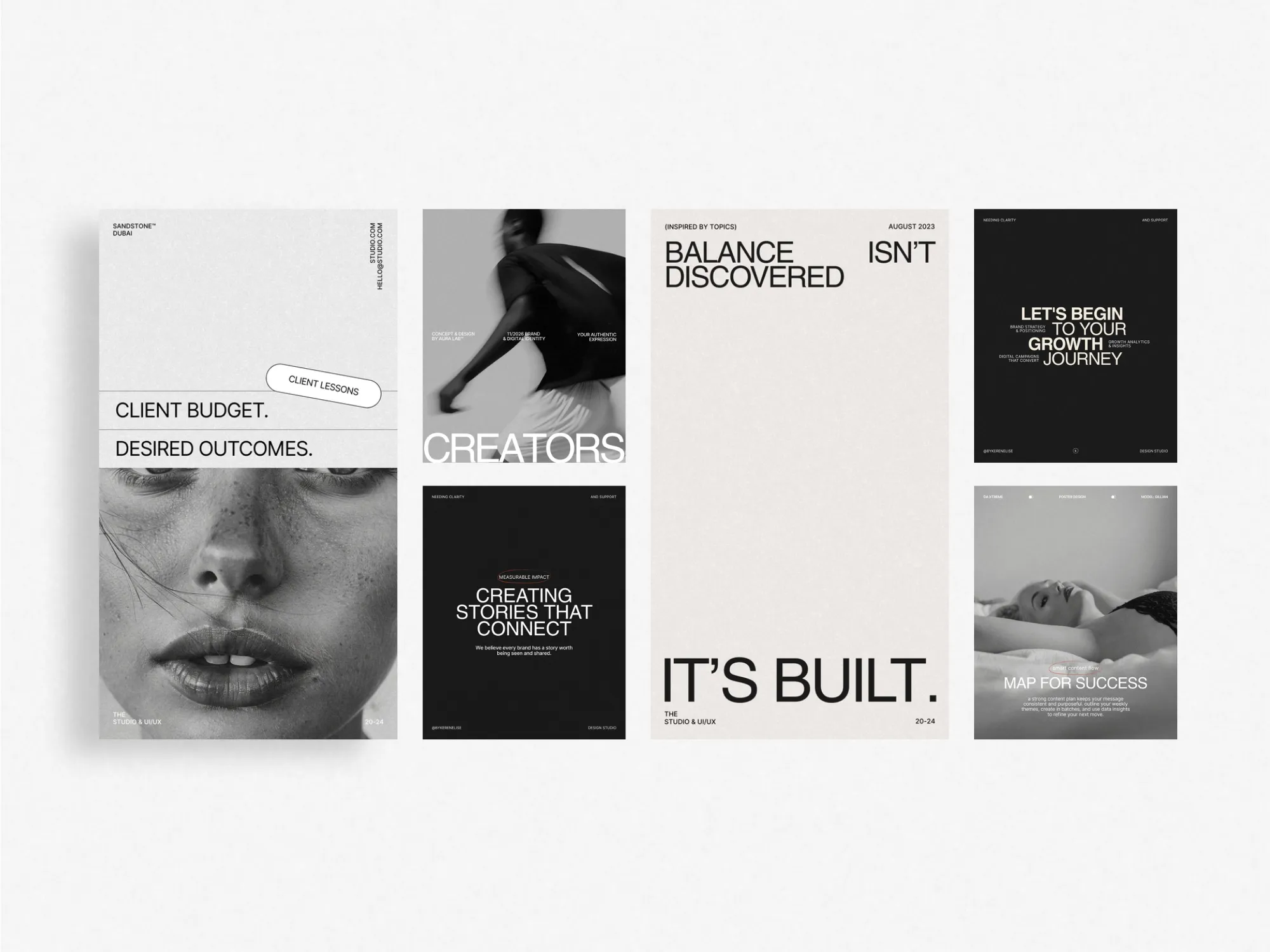 Creative and trendy Instagram marketing kit with 70 versatile templates specifically tailored for enhancing the online presence of entrepreneurs.