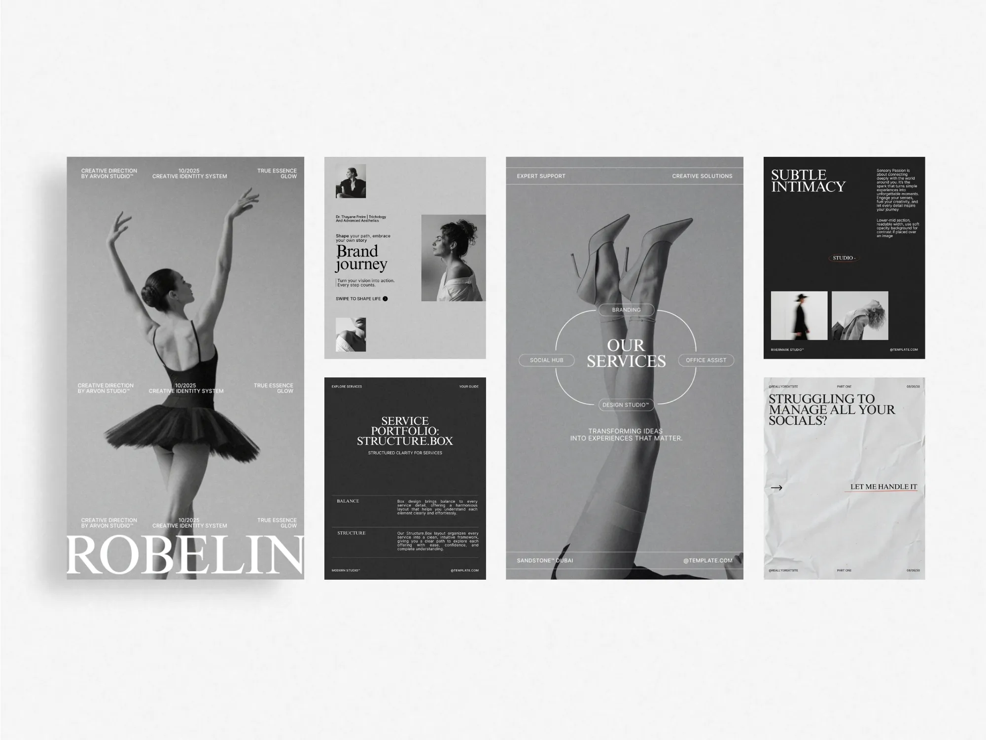 Tailored Canva designs for startups and brand owners, ensuring cohesive and visually appealing Instagram content.