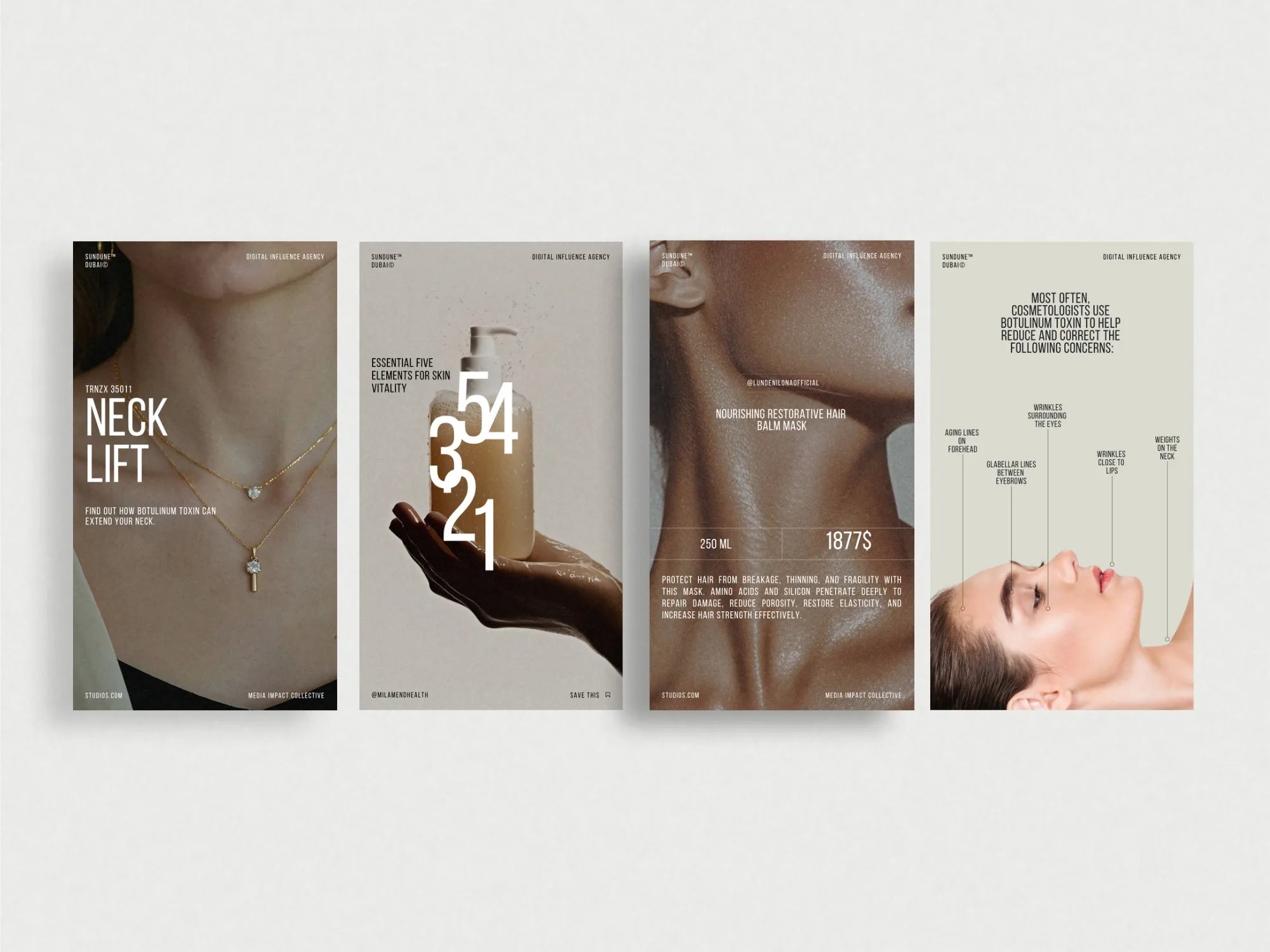 Editable Canva story designs for skincare products, providing a quick solution for beauty marketers to showcase tips and offers visually.