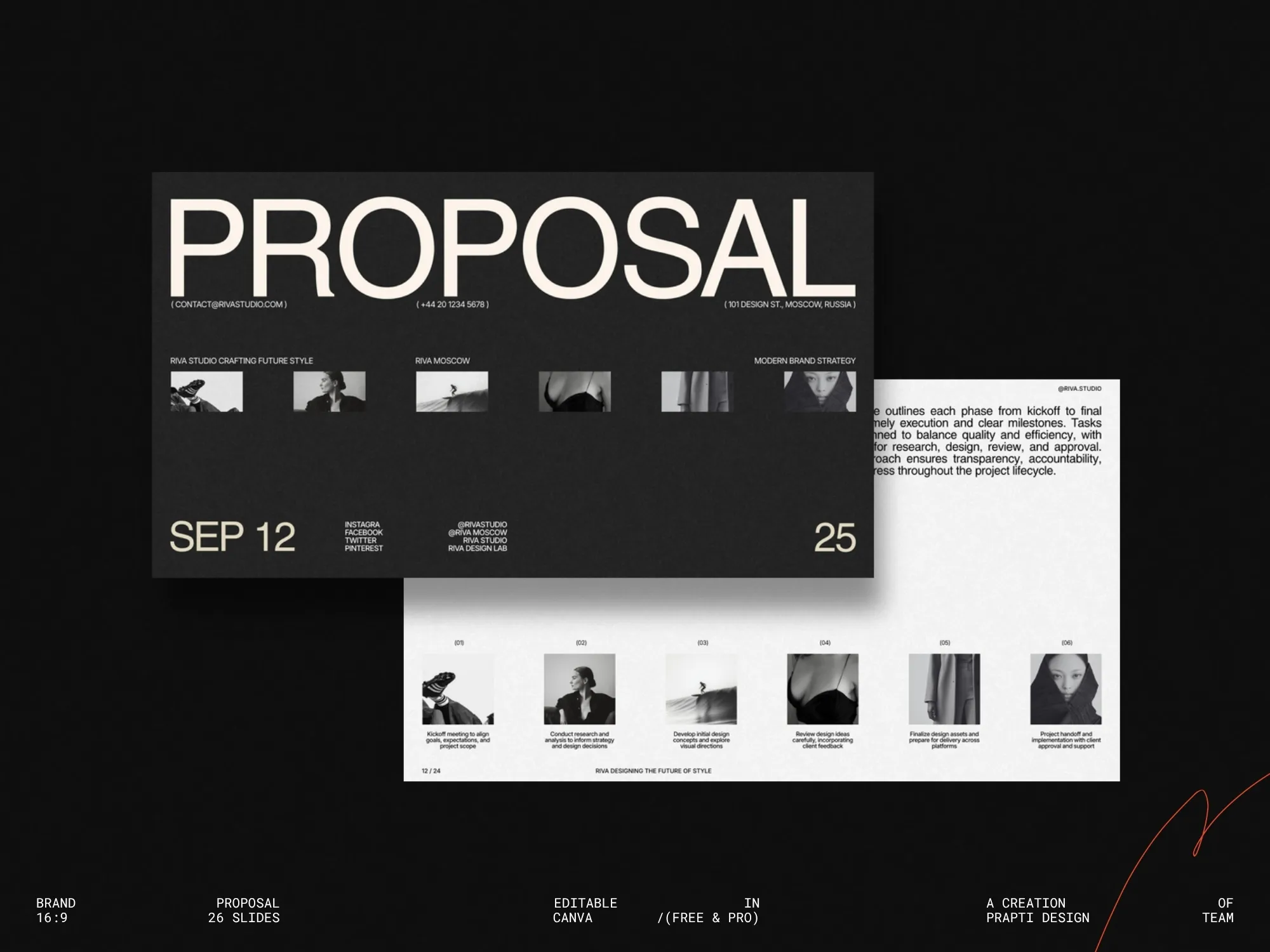 26 Canva-Compatible Brand Proposal Templates for Startups