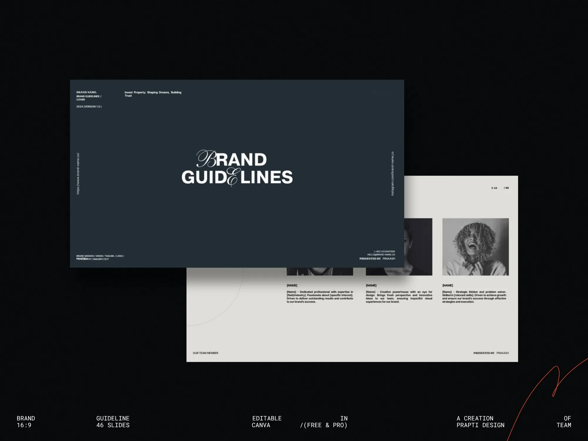 Brand Guidelines Presentation Template for Consistent Branding