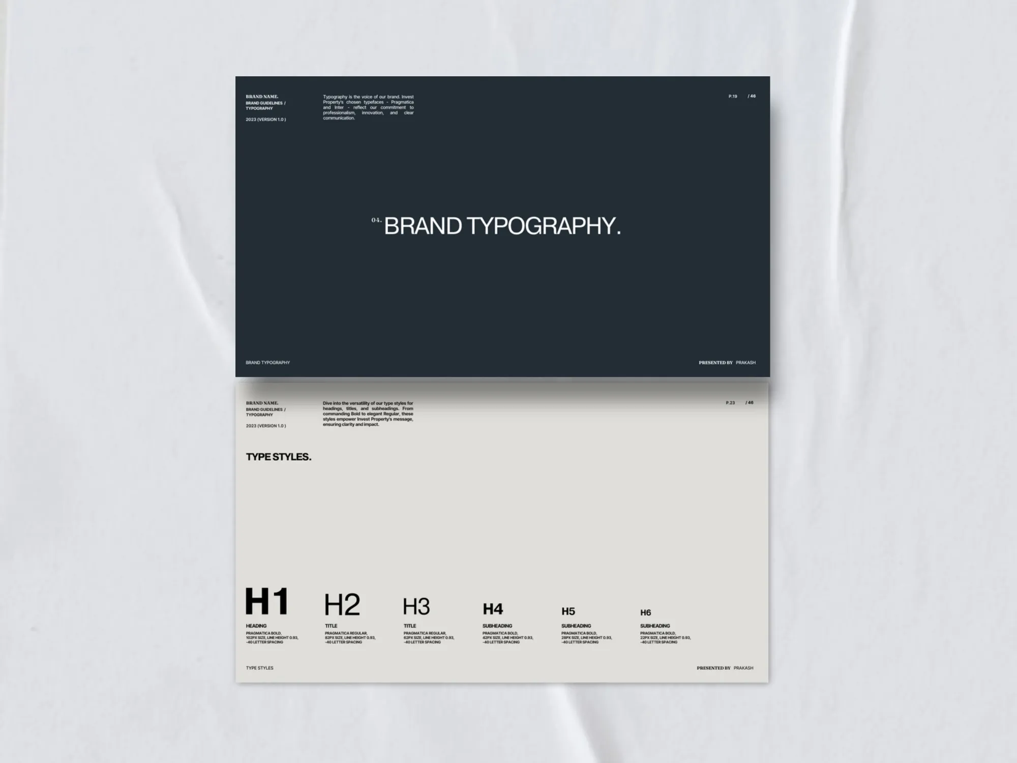 Elegant Canva templates for brand guidelines featuring 46 unique layouts, perfect for startups and business owners.