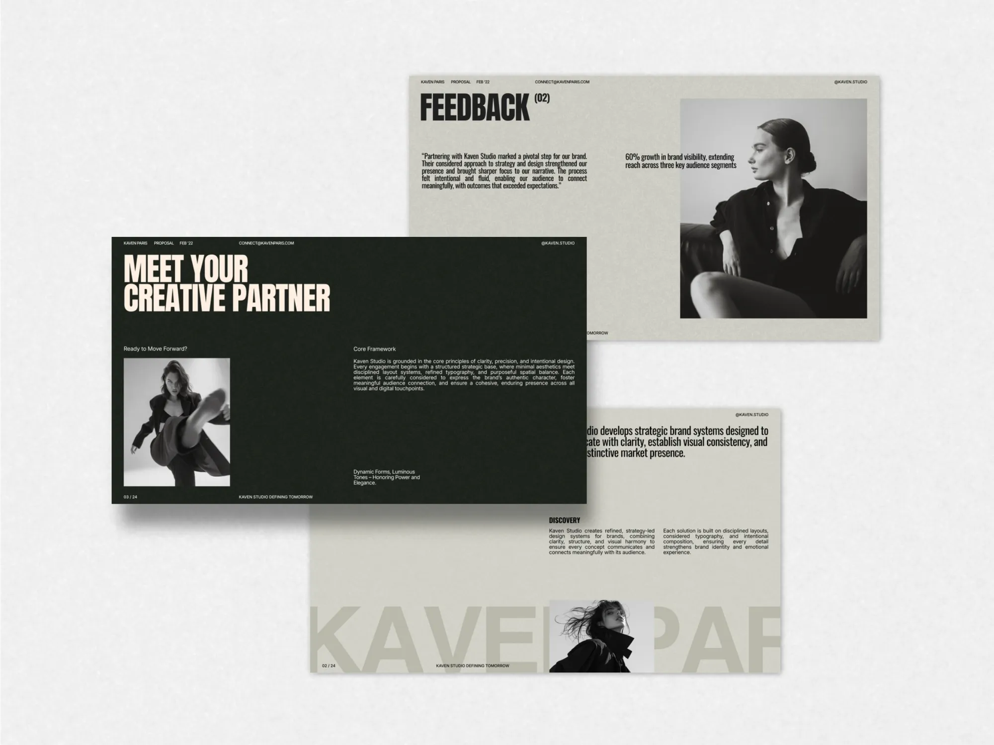 Digital download of branding slides in Canva, designed for impactful business presentations and brand showcasing.