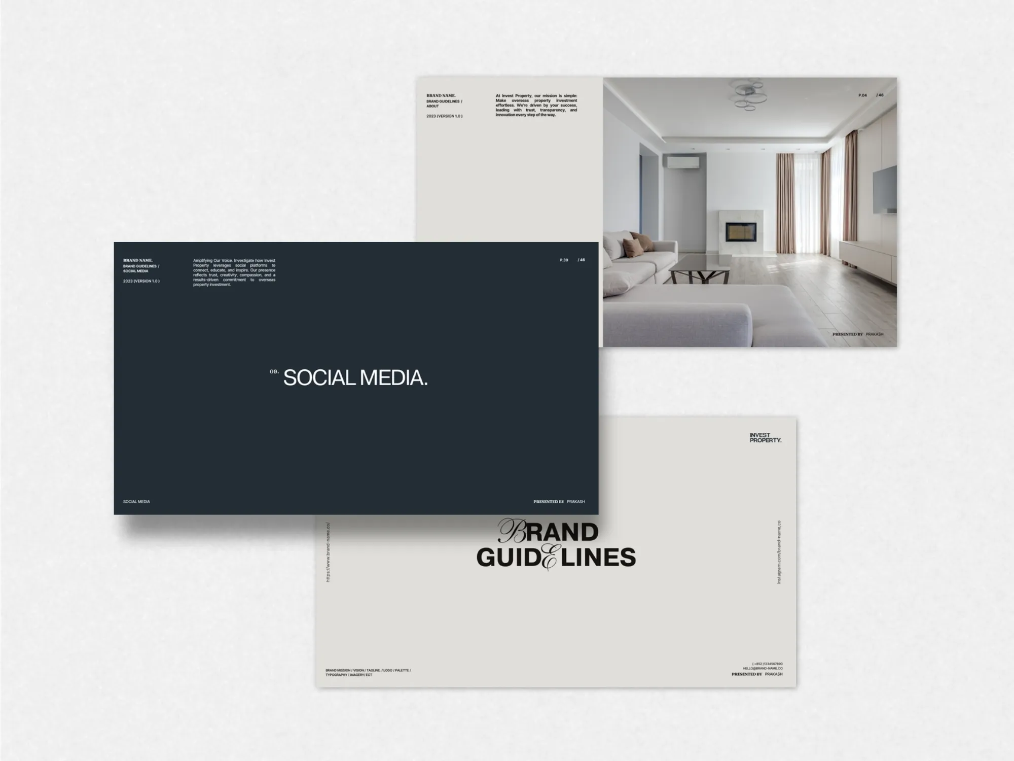 Variety of professionally crafted identity deck layouts available in a digital download format for seamless brand presentation.