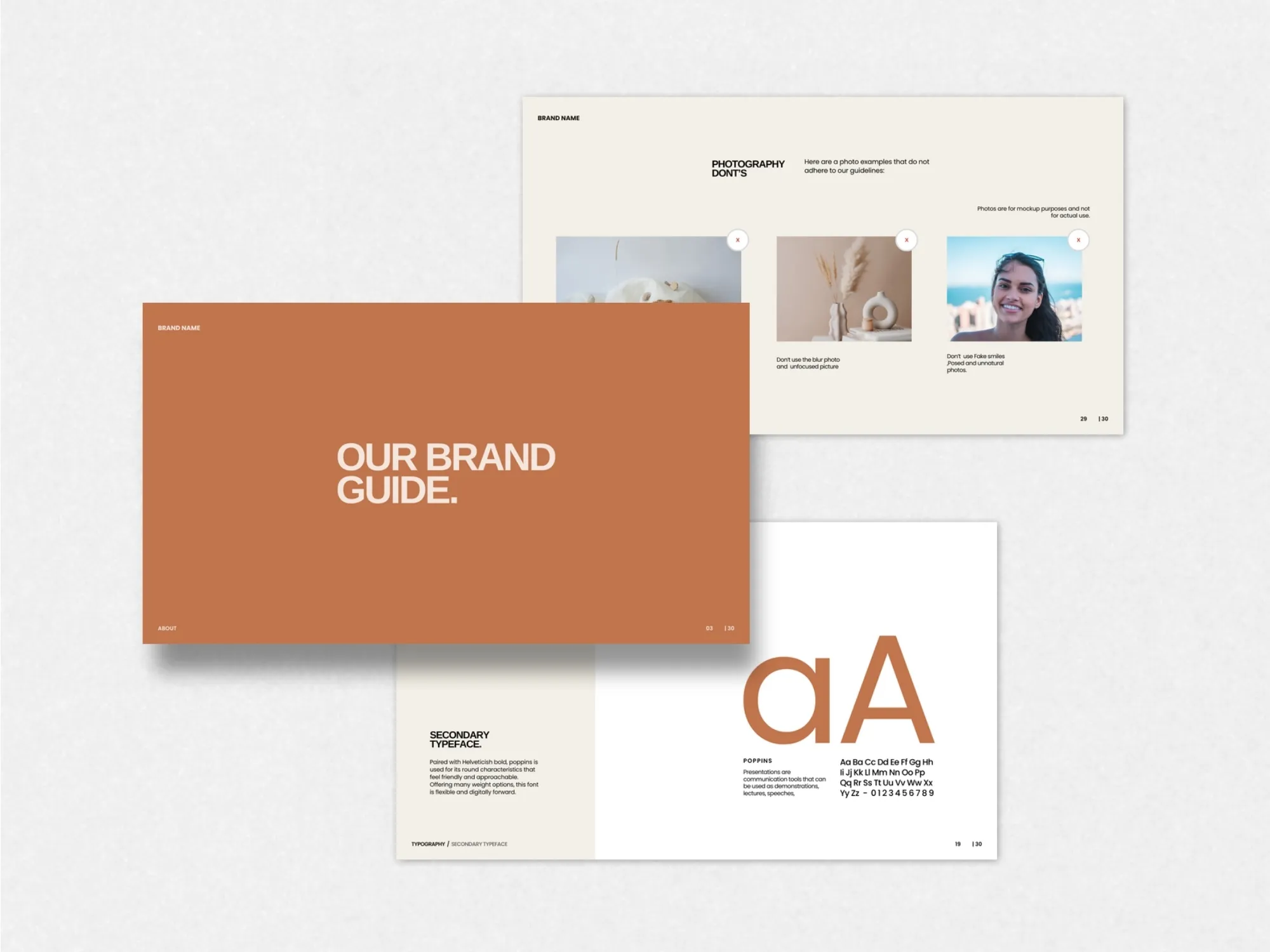 Stylish Canva template featuring professional slide designs tailored for brand designers to establish visual identity standards.