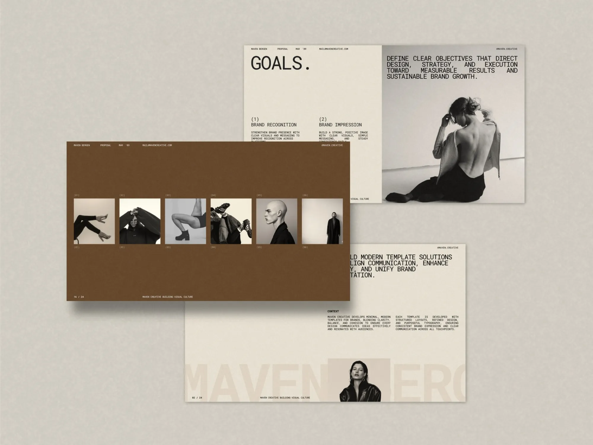 Stylish Canva branding slides tailored for showcasing brand strategies, ensuring clarity in professional presentations.