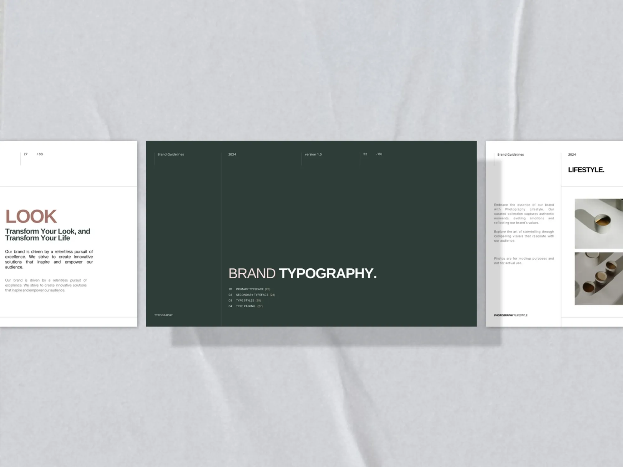 Digital download showcasing structured brand guidelines presentation template, ideal for business owners and consultants.