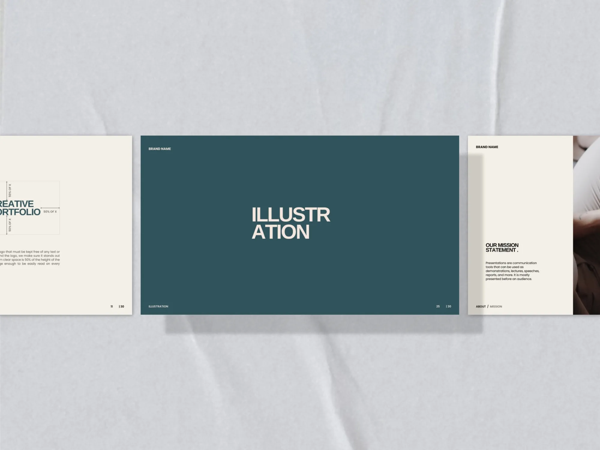 Elegant and organized brand guideline templates perfect for creative consultants aiming to streamline brand presentation consistency.