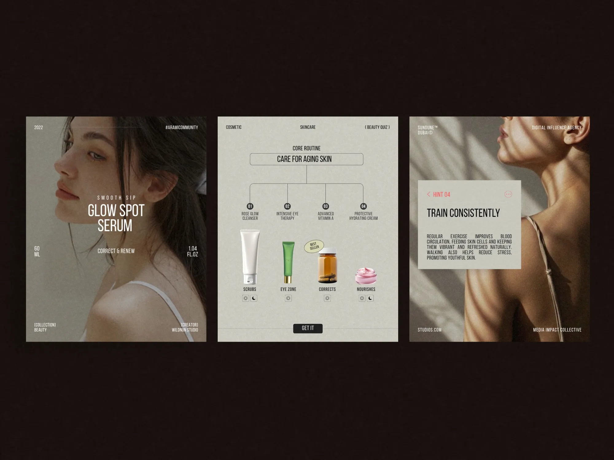 Capture your audience’s attention with this Canva-friendly skincare marketing kit containing 105 stylish templates at 1080x1350 PX for maximum impact.