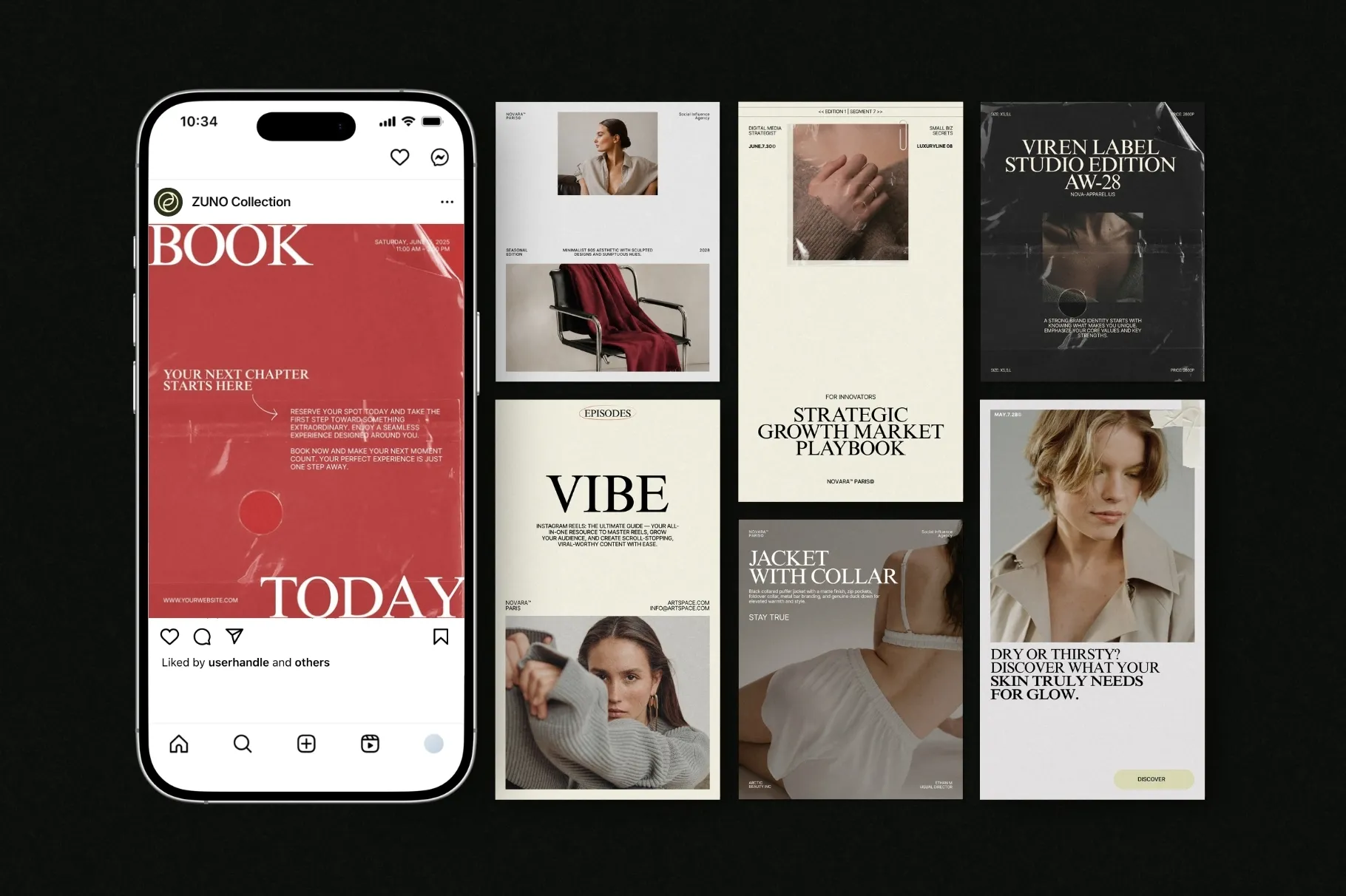 ZUNO – INSTAGRAM POSTS & STORIES KIT (II)