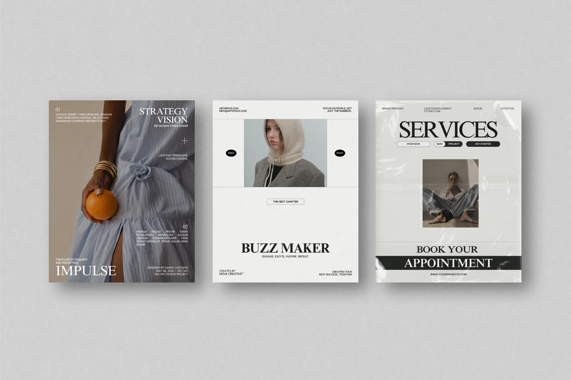 ZUNO Instagram Posts Kit featuring promotional layouts for services, product showcases, business content, and branded Instagram posts.