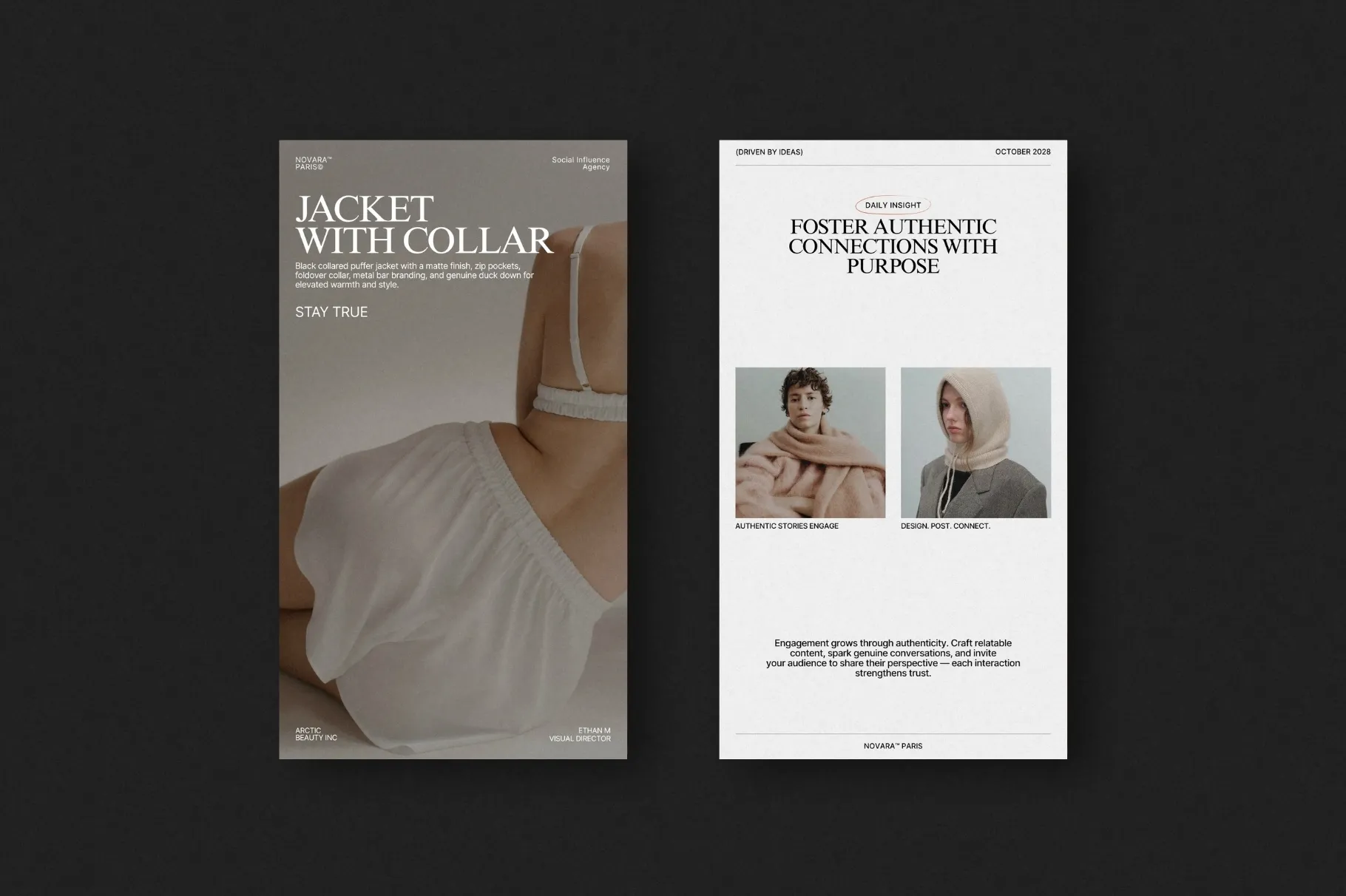 ZUNO Instagram Posts & Stories Kit featuring promotional Instagram layouts for products, services, fashion content, and branded social media campaigns.